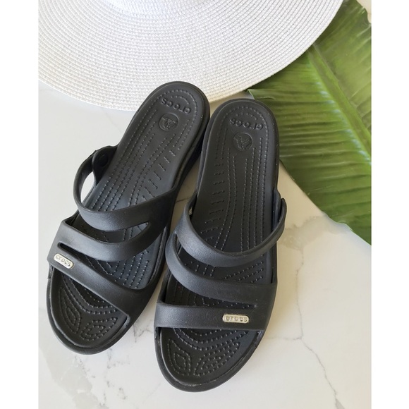 crocs wedges for women